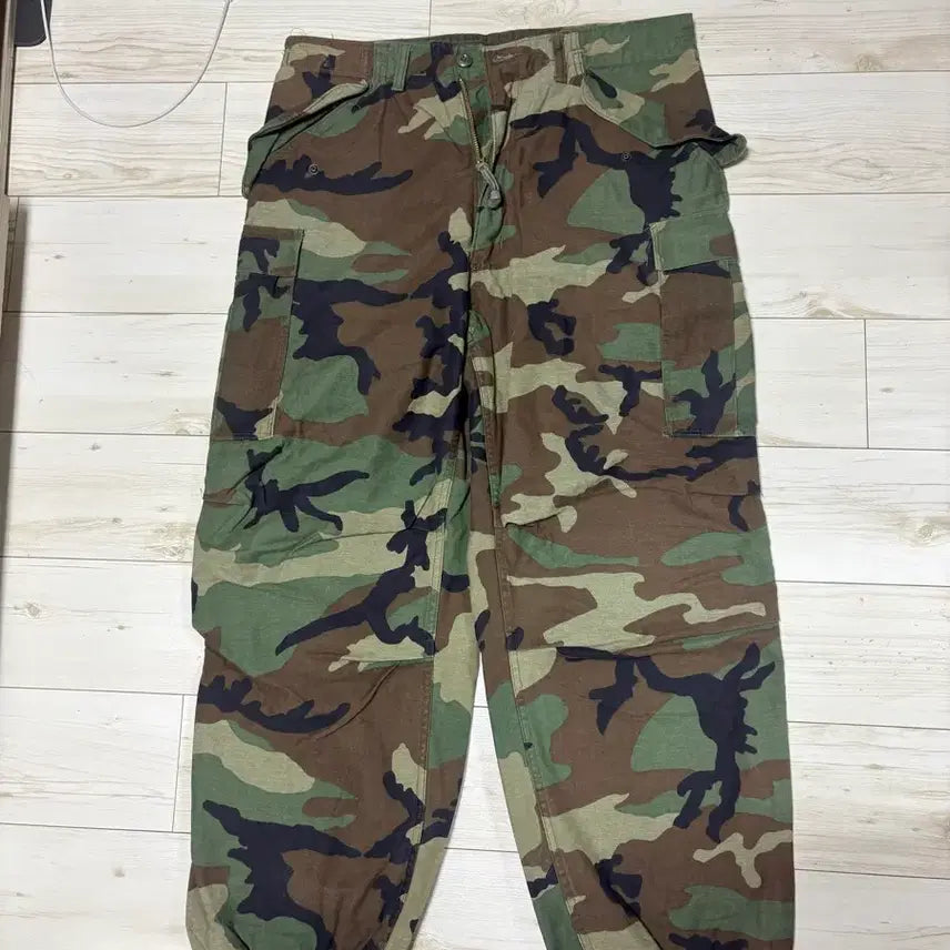 [BUNJANG] 80s Woodland Camo M65 Cargo Pants / 80s m65 우드랜드 카모 팬츠