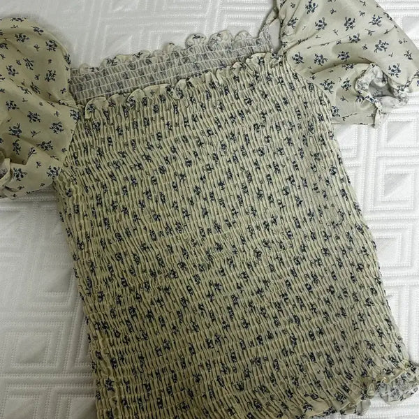 [BUNJANG] Jennie & Suzi Smoke Blouse - Size S / 제니오 수지 스모크 블라우스 s
