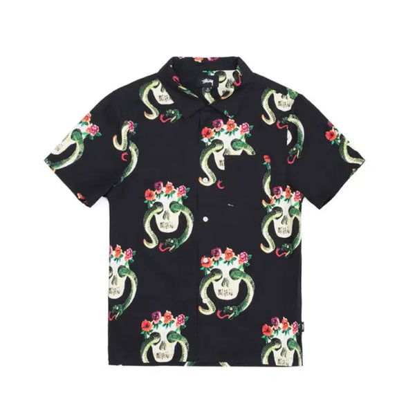 [BUNJANG] Stussy Skull Pattern Shirt XL / [XL] 스투시 스컬패턴 셔츠