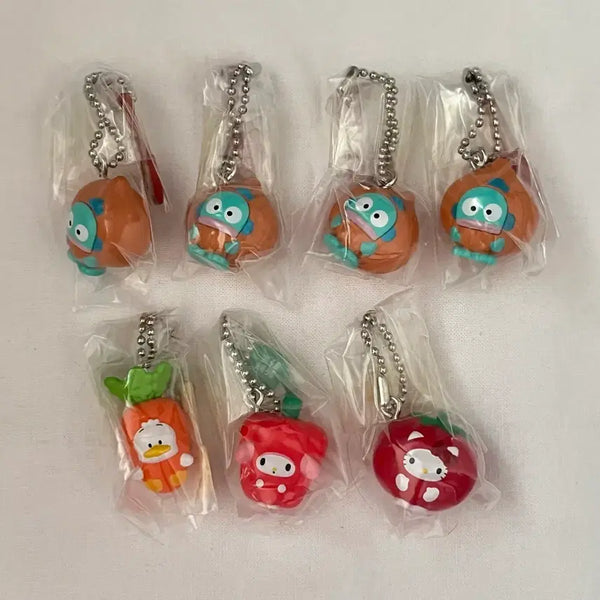 [BUNJANG] Sanrio Vegetable Gacha Keyring / 산리오 야채 베지터블 가챠 키링