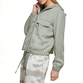 [BUNJANG] DKNY Donna Karan Blouson Jacket - Size M / DKNY 도나카란 포켓 블루종 자켓 M