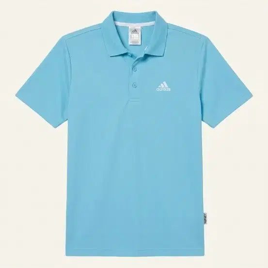 [BUNJANG] Adidas Climalite Sky Blue Polo T-Shirt Size 105 / 아디다스 스카이블루 클라이마라이트 폴로티 105