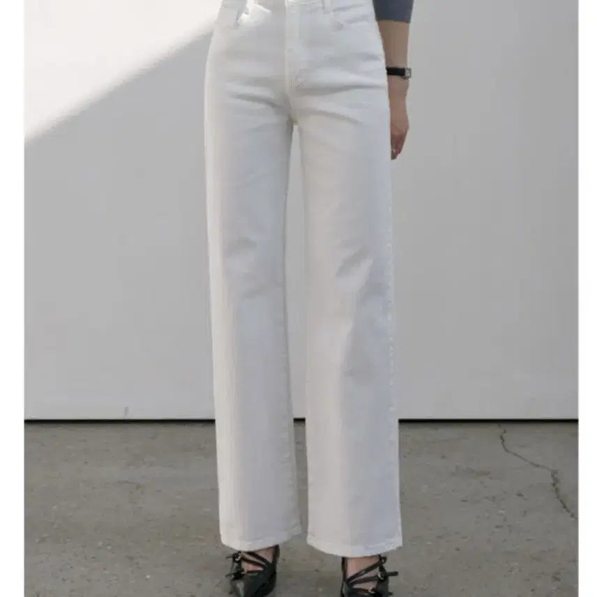 [BUNJANG] Mono Atude Hidden Banding Wide Cropped Pants / 새상품 / 모노앳디 밴딩 와이드 팬츠