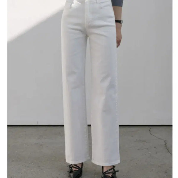 [BUNJANG] Mono Atude Hidden Banding Wide Cropped Pants / 새상품 / 모노앳디 밴딩 와이드 팬츠