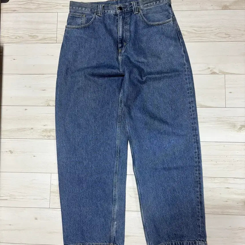 [BUNJANG] Carhartt WIP Brandon Pants Blue Stone Washed Size M / 칼하트wip 브랜든 팬츠 블루 스톤 워시드 m사이즈