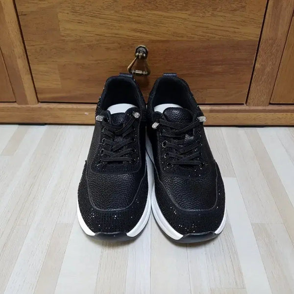 [BUNJANG] Chocolat Glittering Sneakers Black 230 / 슈콜렛 스니커즈