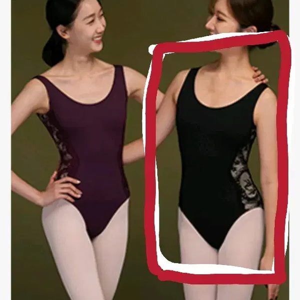 [BUNJANG] Sansha LE2528M Black M Ballet Leotard / 산샤 LE2528M_블랙M