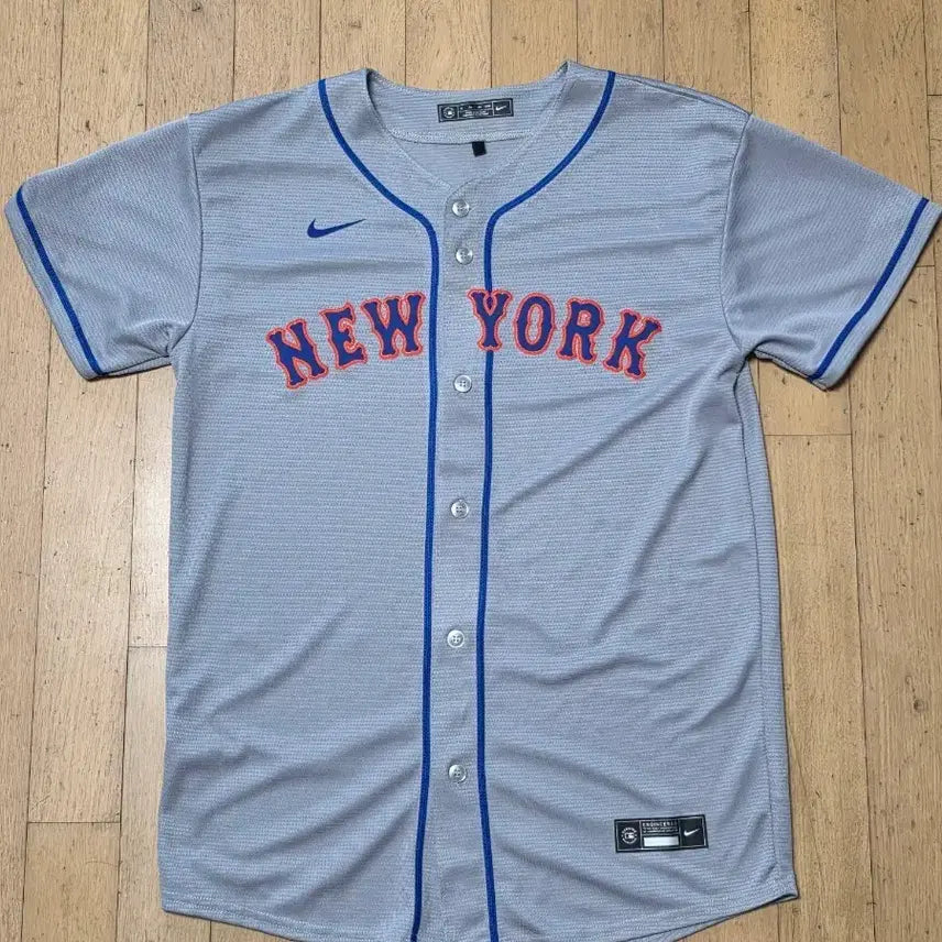 [BUNJANG] Nike New York Mets Baseball Jersey Grey XL / 나이키 뉴욕 메츠 유니폼 그레이 XL