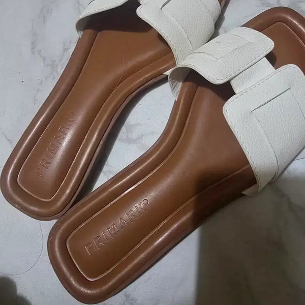 [BUNJANG] Primark Mule Sandals White / 235.프라이마크 뮬 샌들 화이트