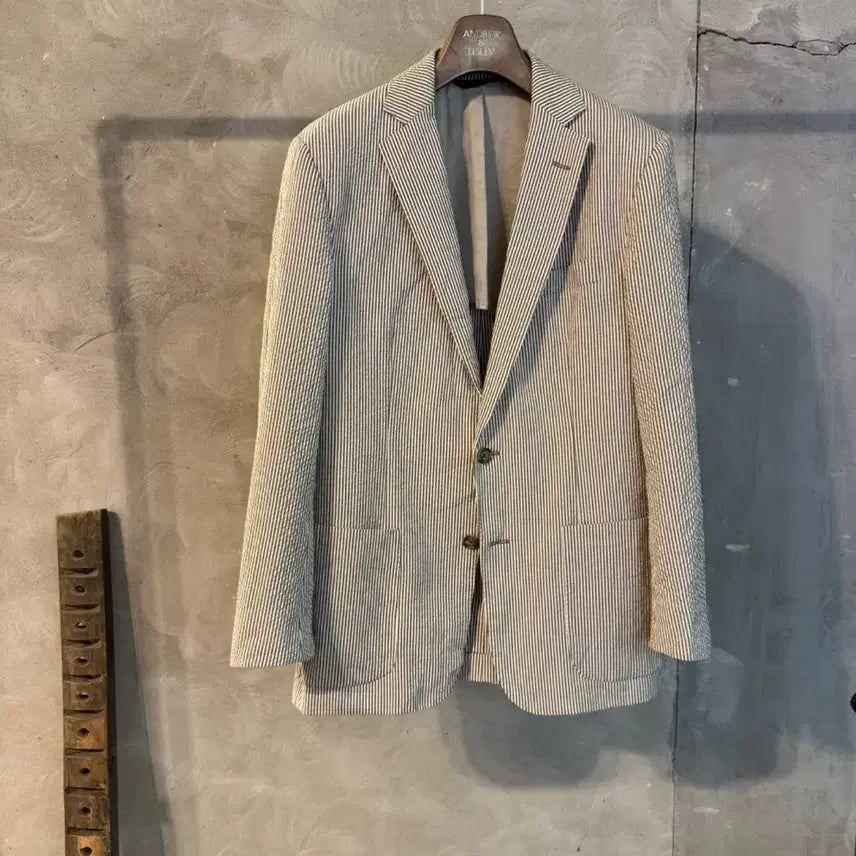 [BUNJANG] Brooks Brothers Seersucker Jacket Men's 100 / 브룩스브라더스 시어서커 자켓 남성100