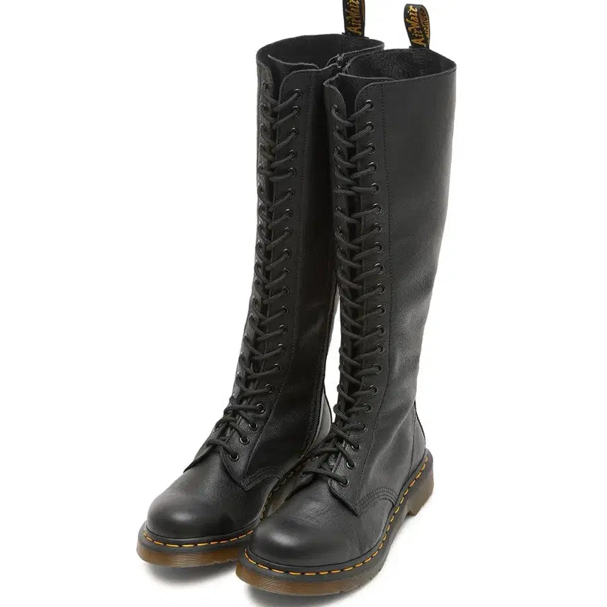 [BUNJANG] Dr. Martens 1B60 Virginia Black Long Boots / 닥터마틴 1B60 버지니아 블랙 롱부츠 240