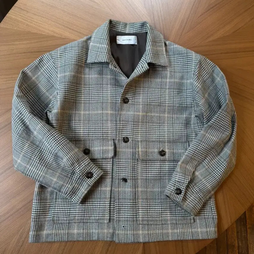 [BUNJANG] Joint Works Tweed Blouson Jacket / 조인트웍스 트위드 블루종 자켓 남성100