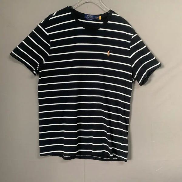 [BUNJANG] Polo Ralph Lauren Custom Slim Fit Striped Short Sleeve T-Shirt / XL 폴로랄프로렌 커스텀 슬림핏 신형 QR 스트라이프 반팔티