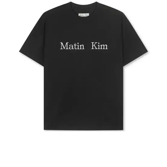 [BUNJANG] Matin Kim Logo Top Black XL / 단종상품 정가 41,000원 MATIN KIM LOGO TOP IN BLACK XL사이즈
