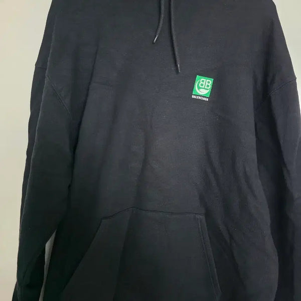 [BUNJANG] Balenciaga Black Hoodie / 발렌시아가 블랙 후드티