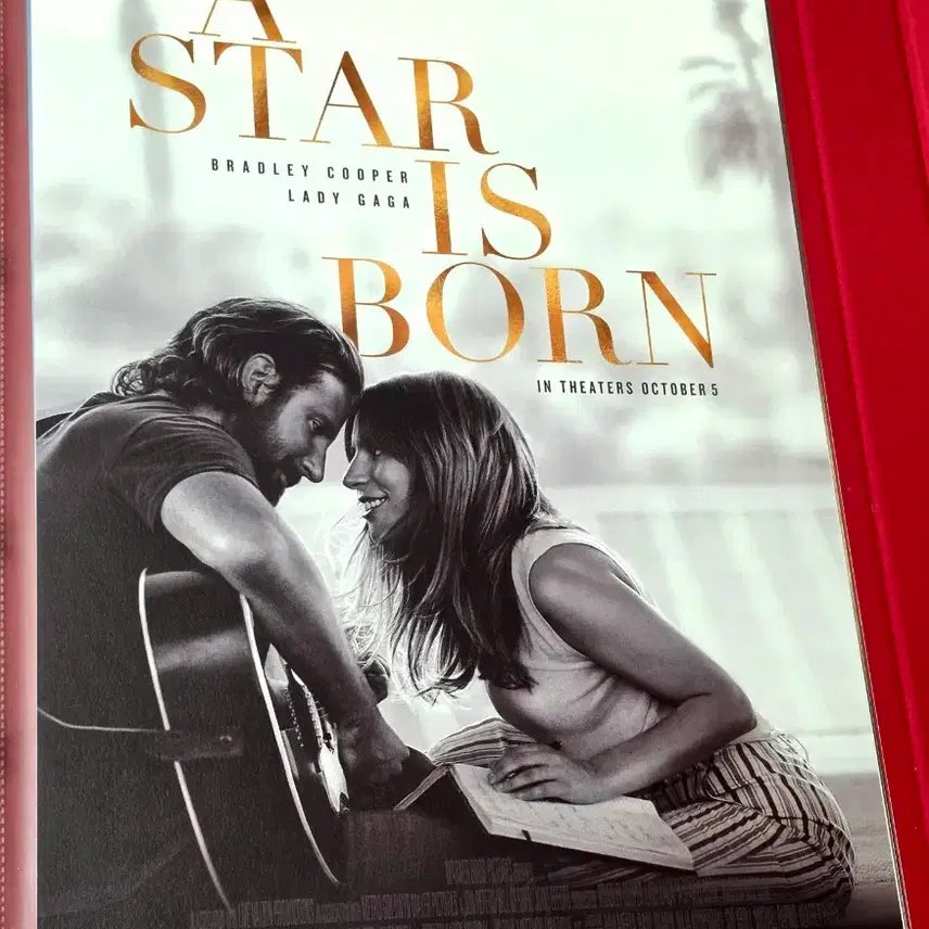 [BUNJANG] A Star Is Born Main Poster (A3) - Lady Gaga & Bradley Cooper / [초희귀한정판]영화 레이디가가 브레들리쿠퍼의 스타 이즈 본 메인 포스터(A3)