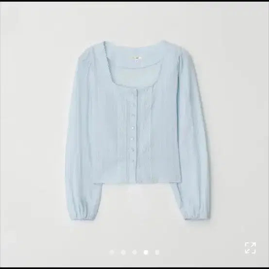 [BUNJANG] Jenio Square Neck Blouse / 제니오 스퀘어넥 블라우스