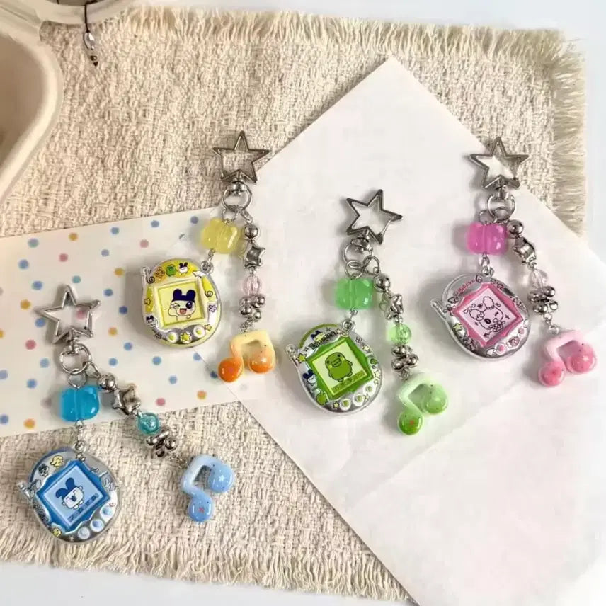 [BUNJANG] Tamagotchi Keychain / 다마고치 키링