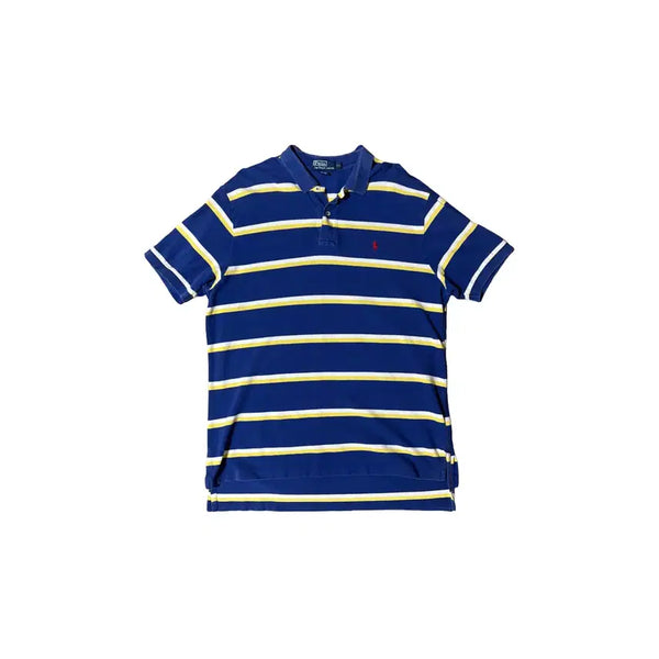 [BUNJANG] Polo Ralph Lauren Blue Stripe Short Sleeve Polo Shirt / 폴로 블루 스트라이프 반팔 카라티 팝니다
