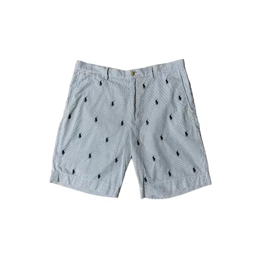 [BUNJANG] Polo Ralph Lauren Striped Logo Shorts / 폴로 로고 스트라이프 반바지 팝니다
