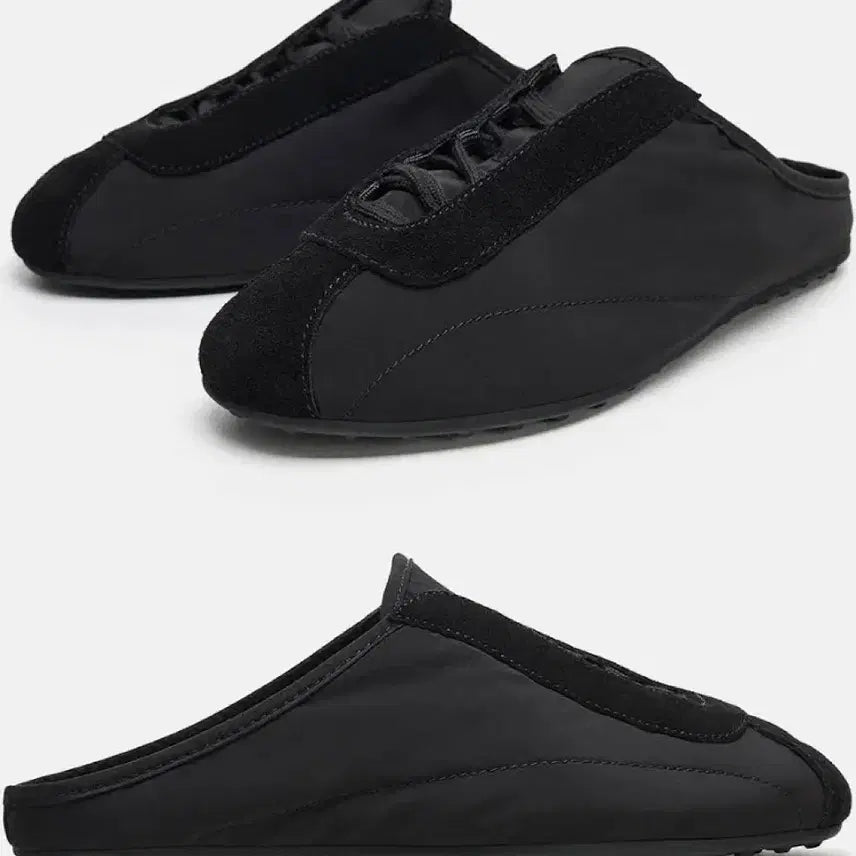 [BUNJANG] Zara Fabric Backless Sneakers / 자라 패브릭 백리스 스니커즈 새상품