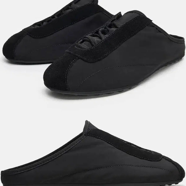 [BUNJANG] Zara Fabric Backless Sneakers / 자라 패브릭 백리스 스니커즈 새상품