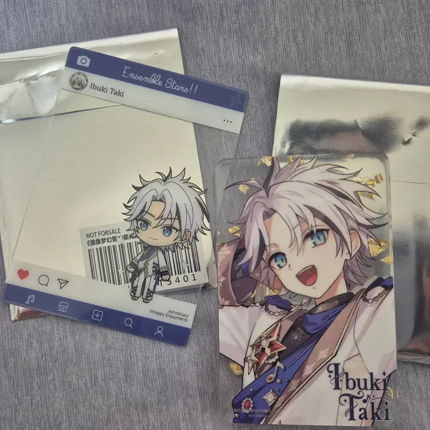 [BUNJANG] Ensemble Stars! 10th Anniversary Pop-up Set Acrylic Block Ibuki / 앙스타 10주년 팝업 모펀  특전 세트 아크릴 블럭  이부키