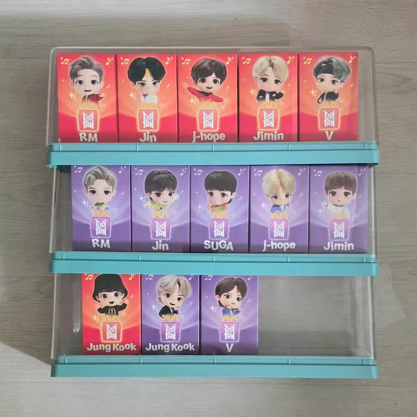 [BUNJANG] BTS McDonald's Figure 13종 Set (Sealed) / BTS 맥도날드 피규어 13종
