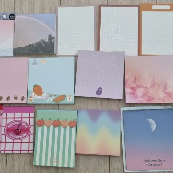 [BUNJANG] Memo Pad Bundle / 사진 눌러서 봐주세요) 메모지 일괄 판매
