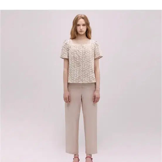 [BUNJANG] Thursday Island Semi Baggy Fit Pants Beige / 써스데이아일랜드 세미배기핏 팬츠