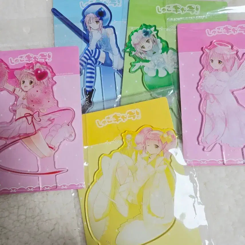 [BUNJANG] Shugo Chara! Original Art Acrylic Stand Set / 캐릭캐릭체인지 아크릴 일괄 캐캐체 원화