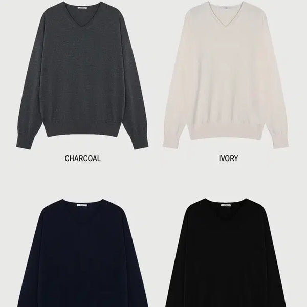 [BUNJANG] ETHOS Diana Knit (Charcoal) / ETHOS 다이애나 니트 니트 (차콜)