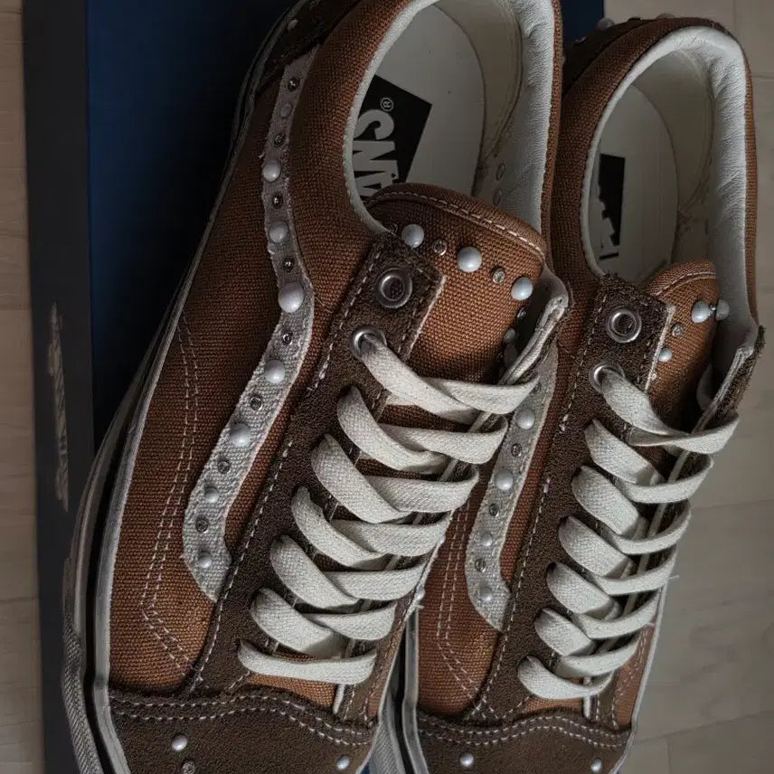 [BUNJANG] Vans Old Skool 36 LX Pearlized Vintage Cocoa Brown / 반스 LX 올드스쿨 36 펄라이즈드 빈티지 코코아 브라운 255