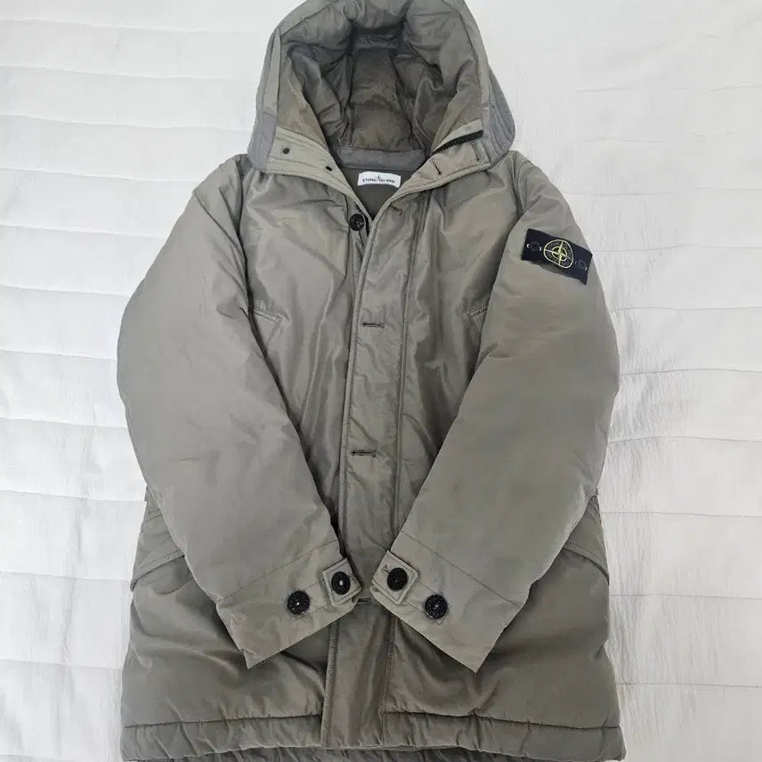 [BUNJANG] Stone Island Micro reps Down Parka / 스톤아일랜드 마이크로렙스다운패딩