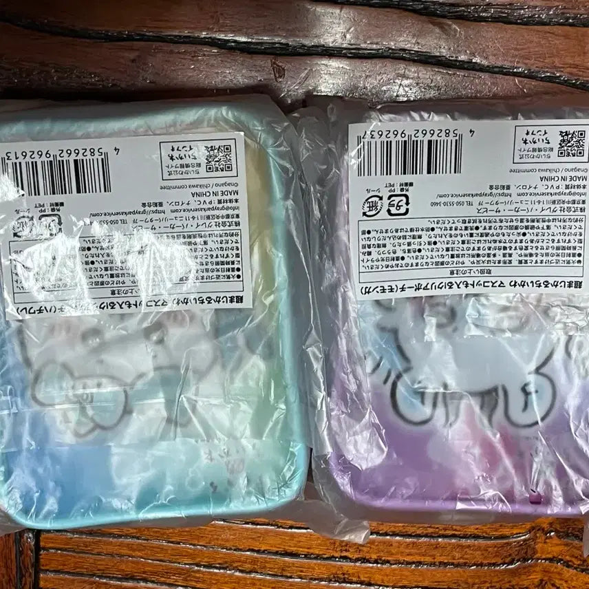 [BUNJANG] Chiikawa Chō Magical Clear Pouch (Momonga, Hachware) / 치이카와 초매지컬 투명 파우치 모몽가 하치와레