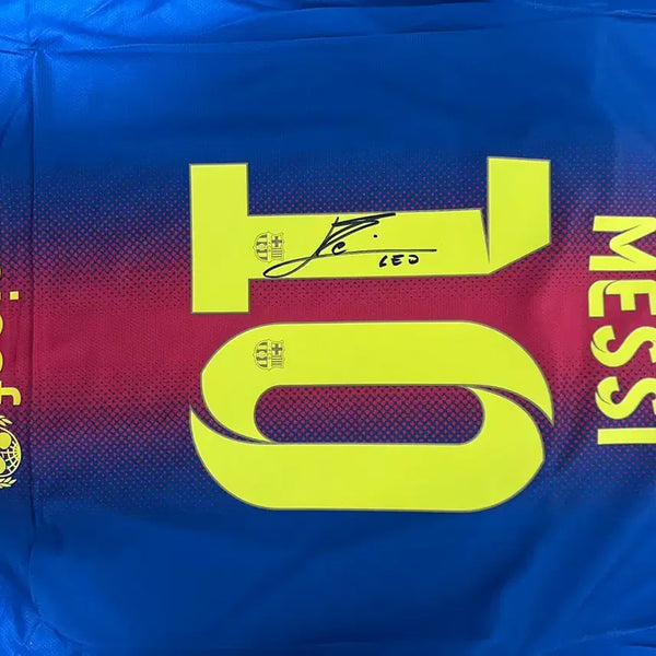 [BUNJANG] Lionel Messi Signed Barcelona Jersey / 메시 친필 사인 바르셀로나 유니폼