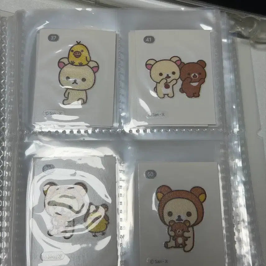 [BUNJANG] Rilakkuma Sticker Set Bundle / 리락쿠마 띠부씰 8장 일괄