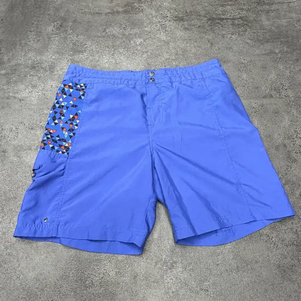 [BUNJANG] Nike ACG Geometric Swim Shorts Blue / 국문은 2009 나이키 ACG 지오메트릭 스윔 쇼츠 블루 M