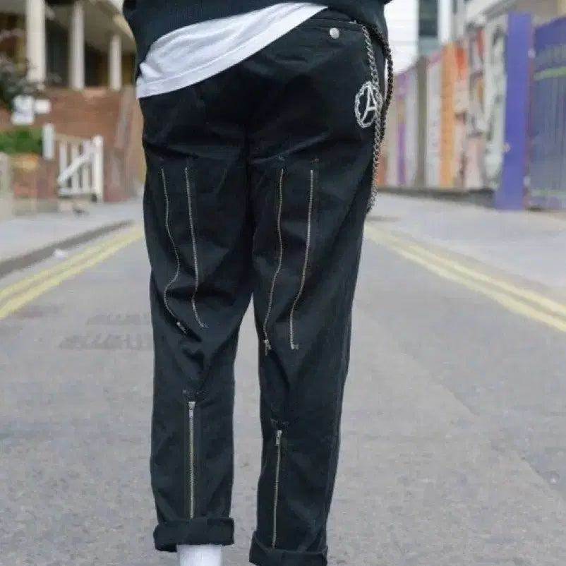 [BUNJANG] Supreme x Undercover Anarchy Zipper Work Pants Black / 슈프림 언더커버 아나키 지퍼 워크팬츠 블랙