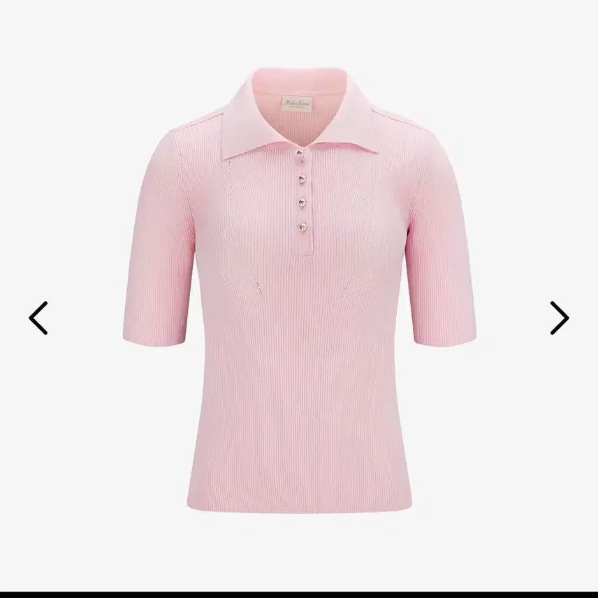 [BUNJANG] Fair Liar Pink Knit Golf Wear / 페어라이어 핑크 니트