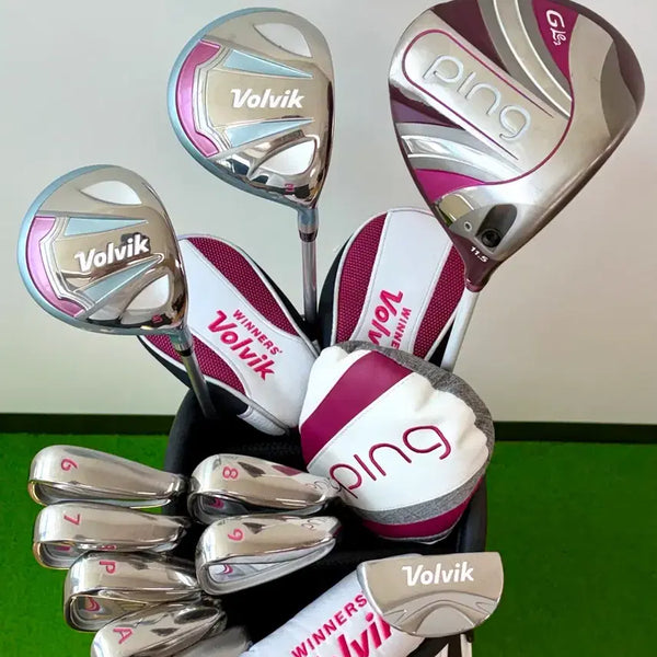 [BUNJANG] PING GLE2 Volvik Combination Used Women's Full Golf Club Set (Excluding Caddy Bag) / 여성 핑 GLE2 볼빅 조합 중고 골프채 풀세트 캐디백 미포함