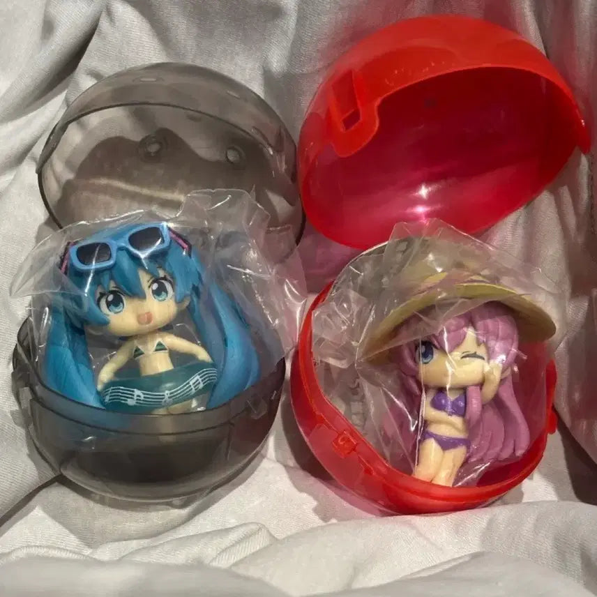 [BUNJANG] Vocaloid Hatsune Miku Pool Swimsuit Gacha Set / 보컬로이드 하츠네 미쿠 다함께 수영장 수영복 가챠 루카 양도