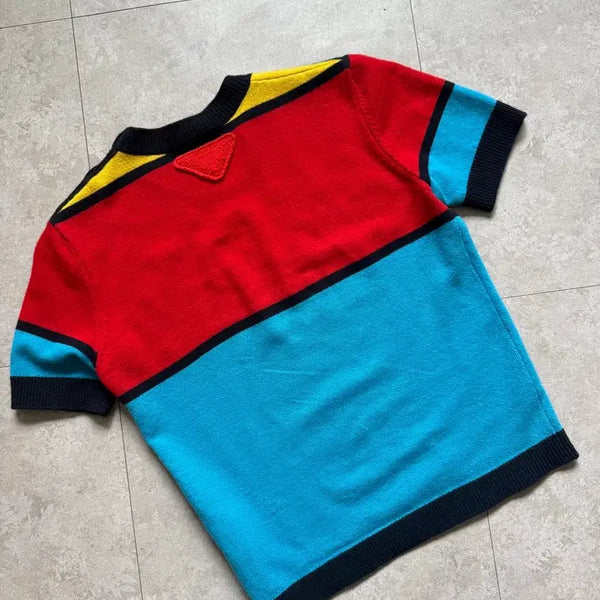 [BUNJANG] Prada Colorblock Knit Sweater / 52 프라다 컬러블록 니트