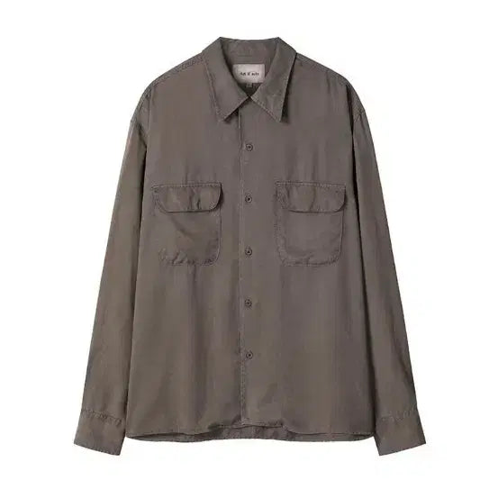 [BUNJANG] Artifects Tencel Two Pocket Shirt Mud M / 아트이프액츠 텐셀 투포켓셔츠 머드 M