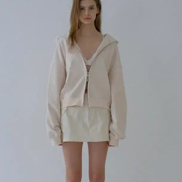 [BUNJANG] Levain Celi Pocket Mini Skirt (Cream) / [새상품] 르베인 스커트