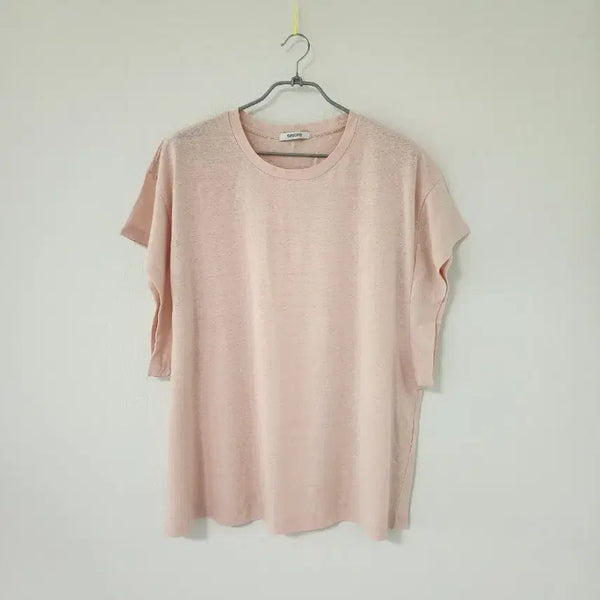 [BUNJANG] Severo Pink Loose Fit T-Shirt / 세베로 핑크 루즈핏 티셔츠
