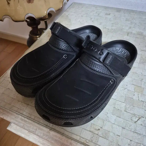 [BUNJANG] Crocs Yukon Vista Clog Black / 급처) 크록스 유콘 비스타 클로그 블랙 270