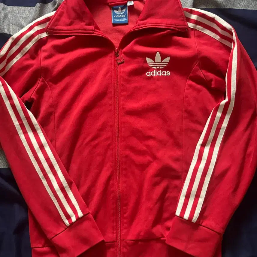 [BUNJANG] Adidas Three Stripes Red Jersey / 정품 아디다스 삼선 레드 빨강 져지 (급처)