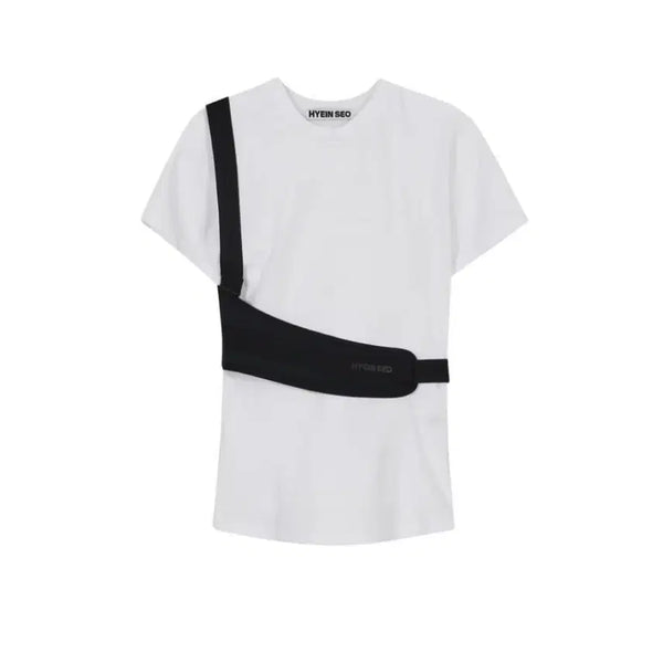 [BUNJANG] Hyein Seo Track T White T-Shirt / 혜인서 트랙티 화이트 0