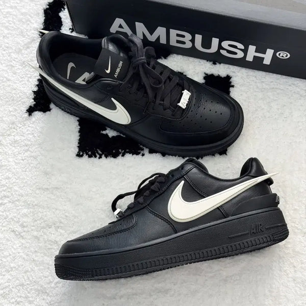 [BUNJANG] Nike x AMBUSH Air Force 1 Low SP Black Sneakers (275mm) / 나이키 x 앰부쉬 에어포스 1 로우 Sp 블랙.275mm